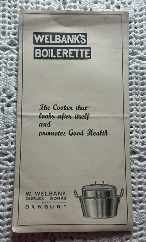 Welbank boilerette cooker - boilerette,