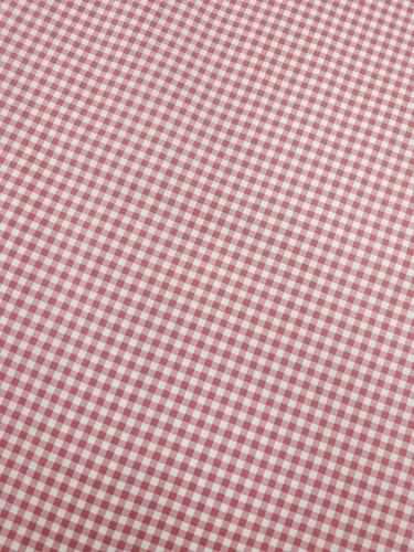 Washed burgundy small gingham - washed,