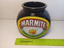 Giant Ceramic MARMITE Jar 14.5 cm H x 15 cm W  COLLECTABLE 