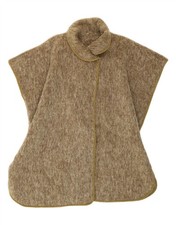 VINTAGE Womens Cape Coat One Size Brown CR10