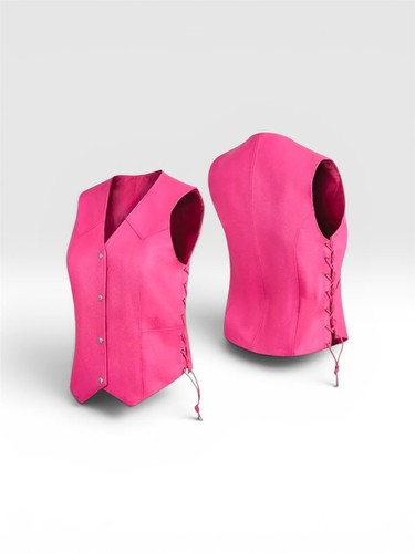 Women pink genuine leather - pink,