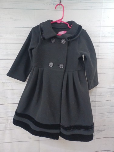 Goodlad girls black dress pea - girls,