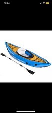 Cove Champion Inflatable Kayak 1 Person with Pump Paddle Canoe Boat Single