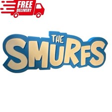 The Smurfs 3D Printed Logo