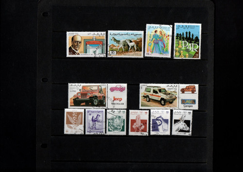 Stamps sahara 12 - , different