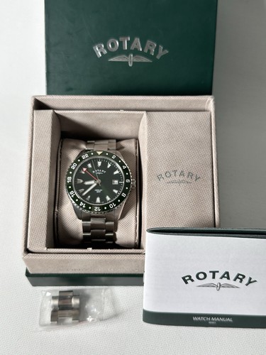 Gents rotary henley green - gents,
