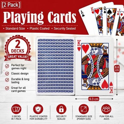 Packs playing cards 2 - packs, of