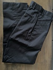 New Male Black Uniform Prison Police Security Trousers size 30R Inside Leg 31”