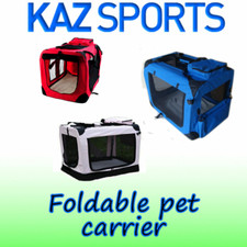 FABRIC FOLDING PET CARRIER CRATE FOR DOG, CAT, PUPPY, PET TRANSPORT