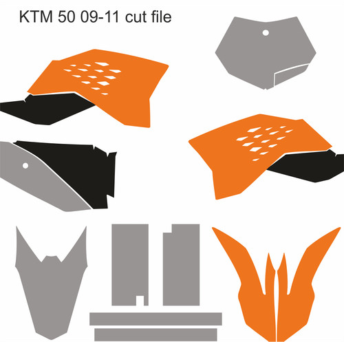 Ktm motocross vector - ktm,