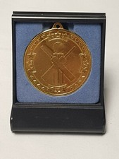 Cricket Medal 50mm Gold colour