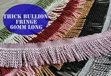 Thick Fringe Bullion 60mm 8col