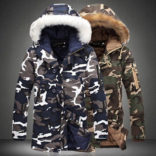 Men winter warm camouflage - warm,