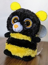 Mini Motsu 4" Bee Yellow & Black (Retired) Keel Toys Soft Beanbag Plush