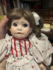 Vintage Artist Porcelain Doll.  Large And Heavy