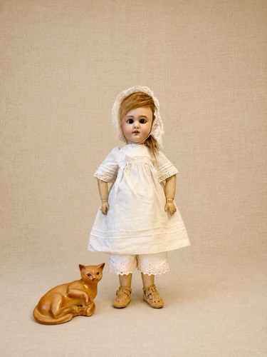 Antique porcelain doll - doll,