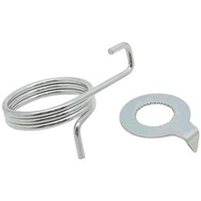 Return spring and - spring,