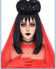 Women's Beetlejuice Black Wig