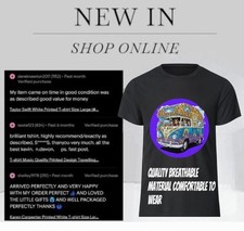 T-shirt 👕 Beatles Driving A Camper Van Inspired Black Or White Large Or Medium