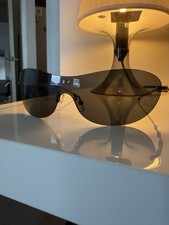 Diesel Sunglasses Oval Matte Gunmetal Frame Dark Grey Lens DL1006 113/87