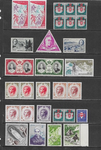 Monaco lot 189 mint - lot,