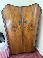 Antique Edwardian Mahogany Wardrobe  for Harris Lebus, 1950s To 1960s