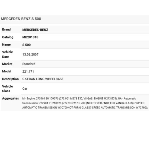 Mercedes benz 2005 - mercedes-benz, 2005-2009