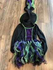 Girls Fancy Witch Costume With