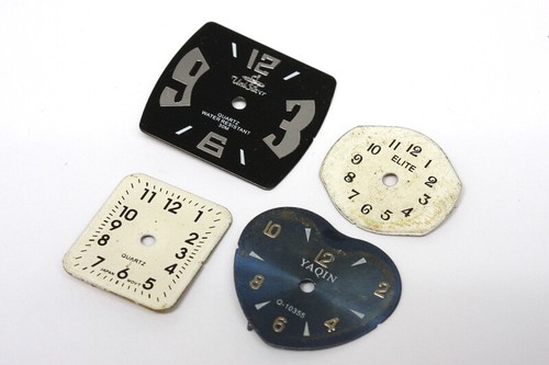 Lot lady dials with pins - dials,