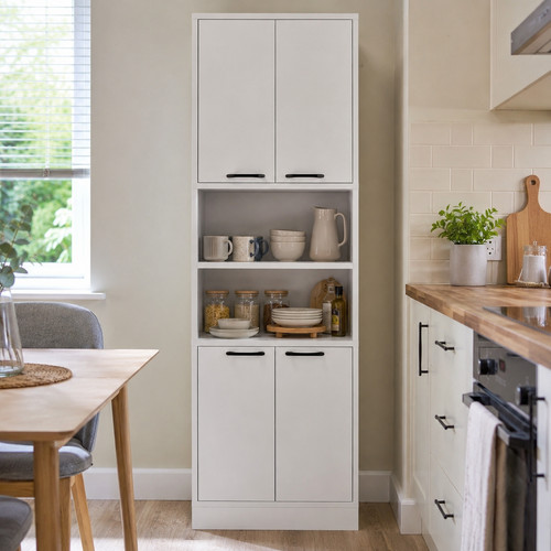 Tall kitchen pantry cupboard - kitchen,