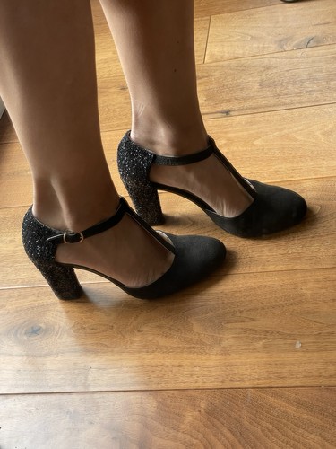 Nae women black bar - black, t-bar