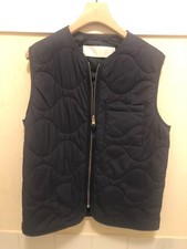 arket zip up Navy blue Water Proof Gilet size Medium