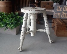Antique Chippy White Piano
