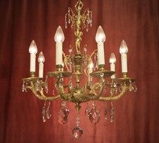 Spanish brass chandelier - spanish,