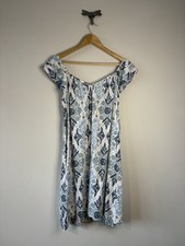 Next Linen Blend Floral Dress