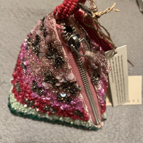 Mirasol pink green beaded - pink,