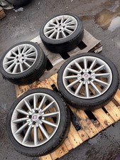 FIAT PUNTO 17 INCH ALLOY WHEELS with tyres 205/45zr17 . Offset 6.5