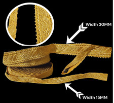 Mylar braid gold trim - braid,
