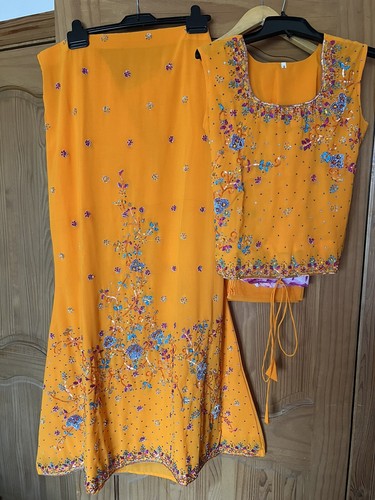 Ladies orange indian fishtail - orange,