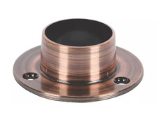 Antique copper 25mm round - copper,