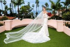 High Qualit  1 Tier Lace Veil