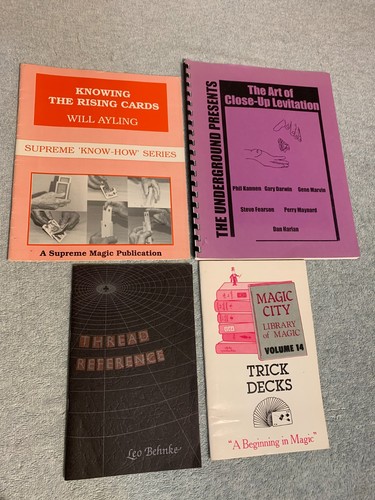 Lot magic books trick - magic, (trick
