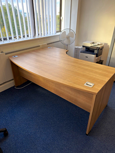 Curved office computer - curved,
