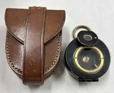 Antique Barker’s Prismatic Compass And Case
