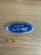 Ford Oval Emblem Chrome Blue