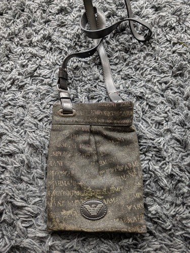 Armani gold black logo - black,