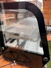 Polar G-Series energy efficient countertop food display fridge black 120ltr