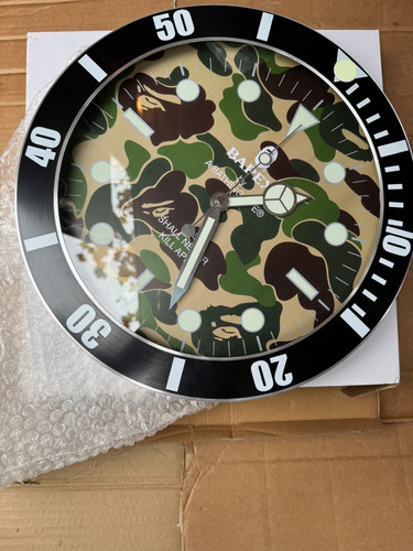 Bape wall clock ape logo - , hype