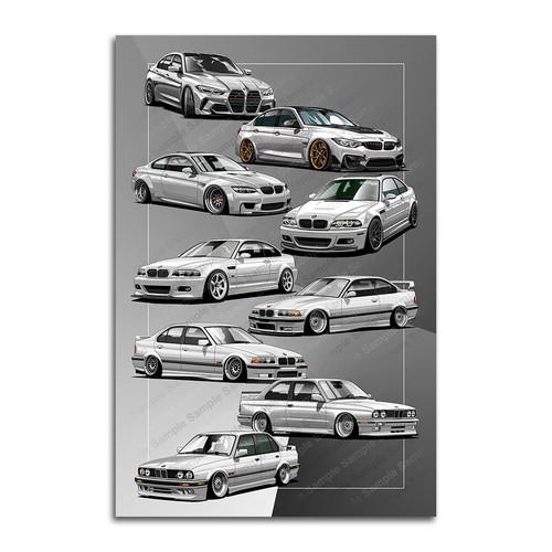 Artwork fit bmw series m3 - artwork, 3