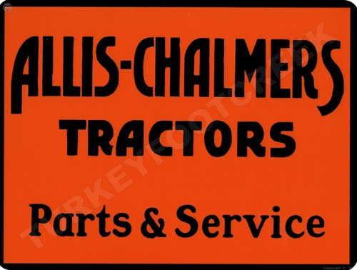 Allis chalmers parts service - parts,